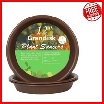 Heavy-Duty 12-Inch Drain Trays for Plants - Protect Your Surfaces with S... - $594.57 MXN