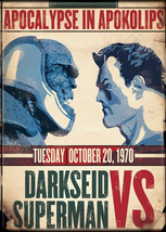DC Comics Darkseid vs Superman Poster Art Refrigerator Magnet, NEW UNUSED - £3.19 GBP