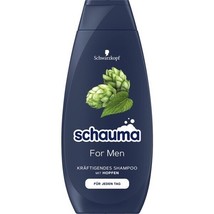Schwarzkopf Schauma FOR MEN shampoo with hops 400ml-Made in Germany FREE... - £13.19 GBP