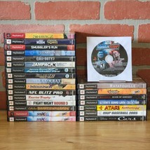 Lot x 24 Playstation 2 Video Games AS-IS Scratched Need Resurfacing &amp; Case Swaps - £32.55 GBP