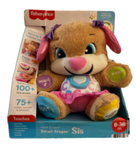 Fisher Price Laugh &amp; Learn Smart Stages Sis Talking Plush Toy, New w/ Video Demo - £15.49 GBP