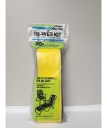 Arden Paradise Re-Web Lawn Chair Repair Kit 3&quot; Wide 30&#39;  Yellow with bla... - £9.66 GBP