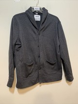 Sonoma Cardigan Women’s Size Xl Gray Bottoms Up With Pockets  Long Sleeve - £10.27 GBP