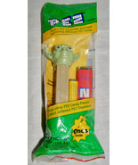 VINTAGE STAR WARS YODA PEZ DISPENSER w/ GAME SHEET INSIDE + 2 PEZ CANDY ... - $9.73 CAD