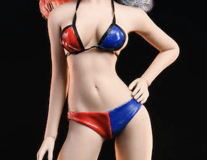 Play VSPlay 1/6 Scale female joker Bikini set head sculpt Baseball bat fit 12 in - £31.16 GBP