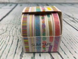 3mm Wide Skinny Tape with Colorful Designs and Patterns - £9.65 GBP