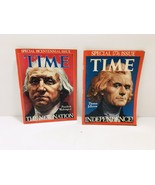 TIME Magazine 1776-1976 Special Bicentennial TWO Issues Jefferson &amp; Wash... - $32.48 CAD