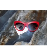 Janie and Jack Resort Cat Eye Red/White/Blue Sunglasses Size 2-4 Years G... - $18.72 CAD