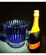 AJKA Cobalt Blue Crystal Champagne Ice Bucket - $445.00