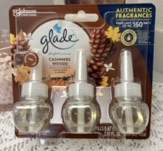 3Ct. GLADE Plugins Refills Cashmere Woods Scented Air Freshener - £7.57 GBP