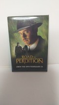 Road to Perdition DVD Movie Promo Pinback Button Tom Hanks Collectible - £1.56 GBP