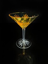 Faberge Yellow  Martini Na Zdorovye Glass - £195.84 GBP