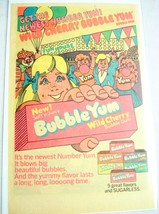 1980 Ad Wild Cherry Bubble Yum Get The Newest Bubble Yum - £6.31 GBP