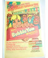 1980 Ad Wild Cherry Bubble Yum Get The Newest Bubble Yum - €6,93 EUR