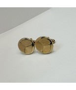 Vintage USA Signed HICKOK Cufflinks Gold Tone - £6.33 GBP