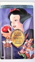 Walt Disney Platinum Edition Snow White &amp; The Seven Dwarfs VHS Tape  Cla... - £4.71 GBP