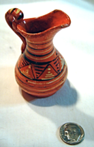 Miniature Mexican Terra Cotta Pitcher Jug  - $14.99