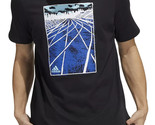 adidas Men&#39;s Sketch Track T-Shirt in Black HK6741-2XL - $21.97