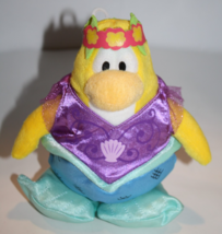 Disney Club Penguin 8&quot; Plush Series 5 Mermaid Soft Toy Flower Crown No Coin - $314.57 MXN