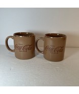 Vintage Brown Coca-Cola Mugs - $8.00