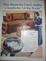 Vintage Simmons Couch Print Magazine Advertisements 1937 - £6.25 GBP
