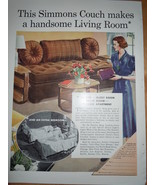 Vintage Simmons Couch Print Magazine Advertisements 1937 - $10.85 CAD
