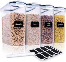 Containers Storage Set Plastic With 16 Labels &amp; Pen NEW - £24.00 GBP