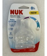 NUK Smooth Flow Replacement Nipples, Pack Of 2 Anti-Colic - $24.30 CAD