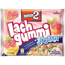 Storck Nimm2 LAUGH Gummies Joghurt Yoghurt gummies -200g -FREE SHIP - £8.55 GBP