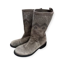 Twin-Set by Simona Barbieri Suede Embellished Boots Size 39 US 8/8.5 - $59.39