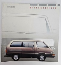 1989 Toyota Passenger Van Masterace Sale Brochure Catalog - $18.95