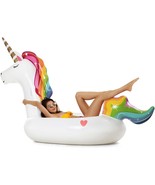 Inflatable Pool Floats for Adults and Kids, Water Unicorn Pool Float for - $1,185.07 MXN