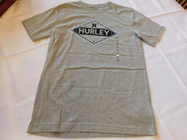 Hurley Boy&#39;s Youth Short Sleeve T Shirt Grey Heather Size M 10-12 yrs NWOT - $18.01