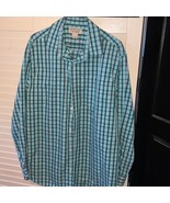 Duluth trading Company men size large plaid long sleeve shirt - $25.20 CAD