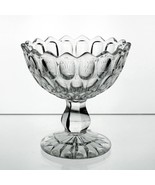Argus Thumbprint Sweetmeat Dish, Antique Flint Glass c1860s Rayed EAPG 3... - £11.88 GBP