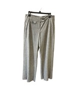 Isda and Co Womens Size 8 Gray Wool Lined Pants Wide LEg Dress Trouser P... - £13.32 GBP