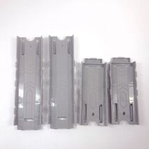 Hot Wheels TB-13 Track Builder system connectors grey 4 pieces gray set ... - $20.00