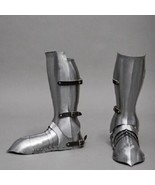 Medieval Greaves With Shoes Armor 18Ga Steel Cosplay Armor GIFT ITEM HAL... - £134.58 GBP