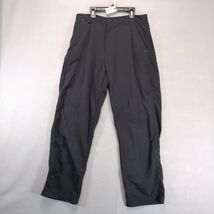 REI Nylon Black Cargo Hiking Pants Mens 32x29 Zipper Pockets Straight Le... - $20.00