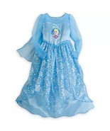 Disney Frozen Elsa Fancy Deluxe Girl&#39;s Costume Character Nightgown, Gown - $736.43 MXN