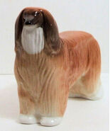 Lomonosov Porcelana Animal Figura De Un Afghan Hound - $41.31