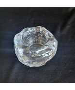 Kosta Boda Sweden Crystal Snowball Votive Tea Light Candle Holder Medium... - $19.79
