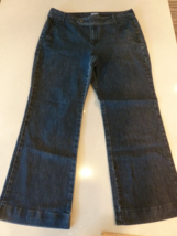 Izod Ladies  Favorite Flare denim stretch blue jeans size 12  W 34 I 29 ... - £12.36 GBP