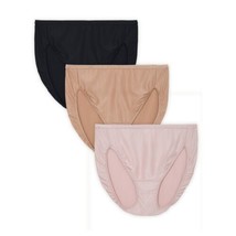 New 3 Pack Panties Womens Radiant Vanity Fair Comfort Stretch Hi-cut Small S 5 - £6.72 GBP