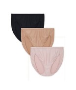 New 3 Pack Panties Womens Radiant Vanity Fair Comfort Stretch Hi-cut Sma... - £7.96 GBP