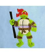 Teenage Mutant Ninja Turtle Full Body Applique Machine Embroidery Design - €3,47 EUR