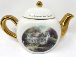 Thomas Kinkade, Home is Where the Heart Is II Decorative Teapot - £11.31 GBP