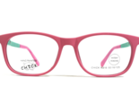 OCCHIALI Kids Eyeglasses Frames CHICK K516 COL 22 Green Pink Square 50-1... - $32.35