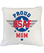 Proud USAF Mom Cool White Pillow Cover for an Air Force Mom, Mother, Aun... - £20.23 GBP