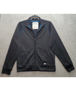 Aéropostale 87 Track Jacket Men&#39;s Large Black Raglan Sleeve Mock Neck Fu... - $34.46